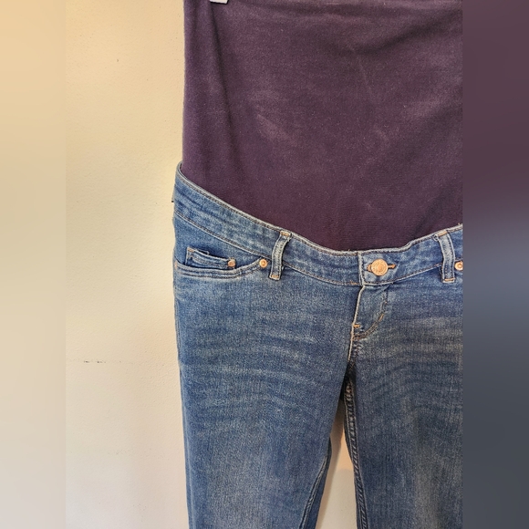 2 Pairs of Maternity Jeans Size Small / 8 - Picture 3 of 12